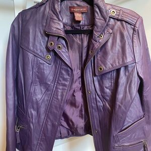 Purple Leather Jacket
